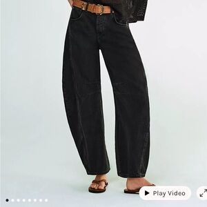 We The Free “Good Luck” Barrel Jeans